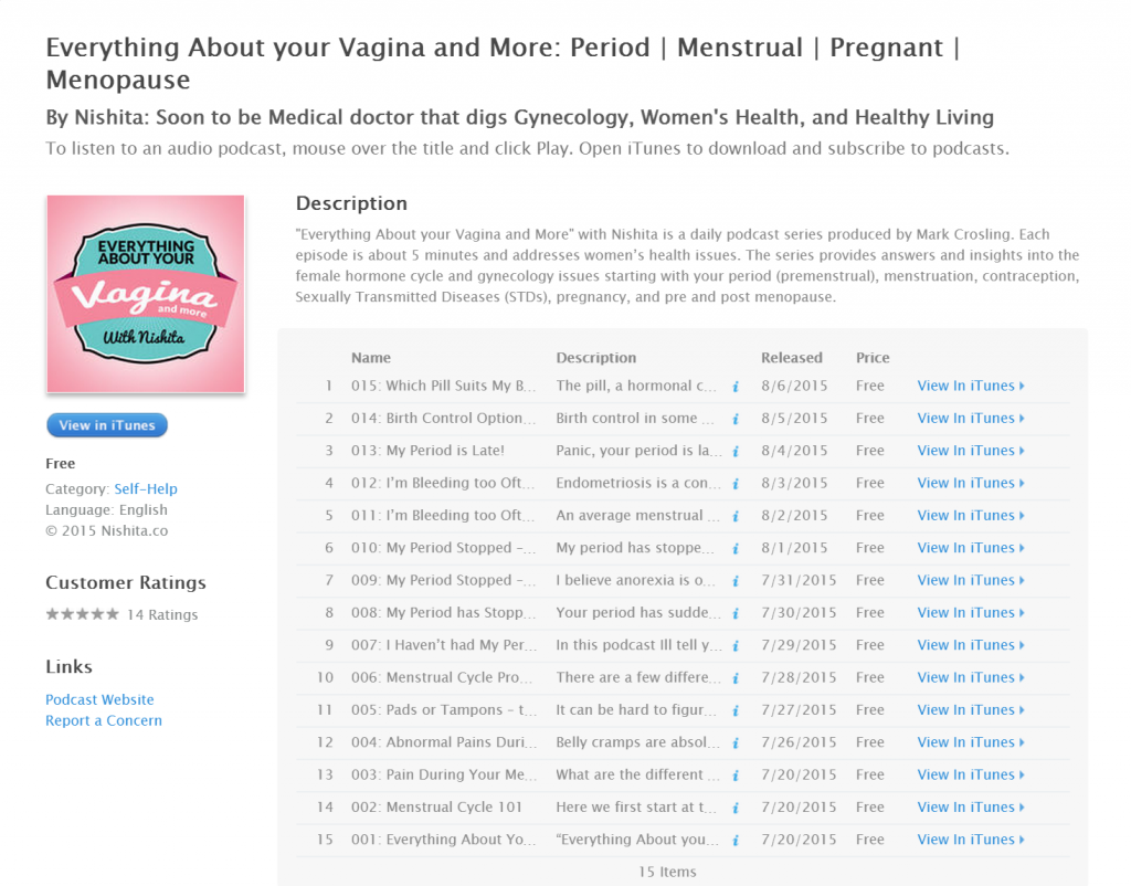 iTunes Preview for "Everything About your Vagina and More"