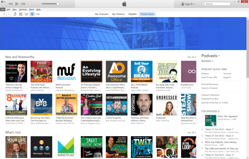 New and Noteworthy on iTunes