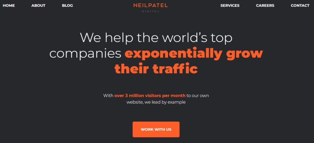 Neil Patel Digital Value Proposition